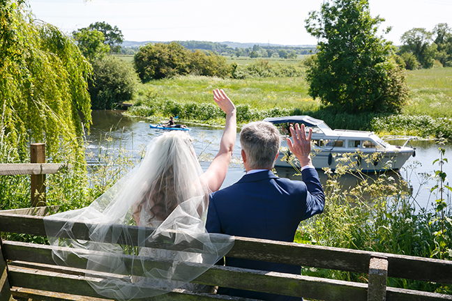 Bride and Groom by the Soar