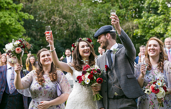 Same wedding moment different lenses...2 photographers