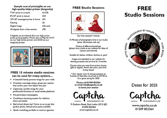 Free Studio Dates 2026